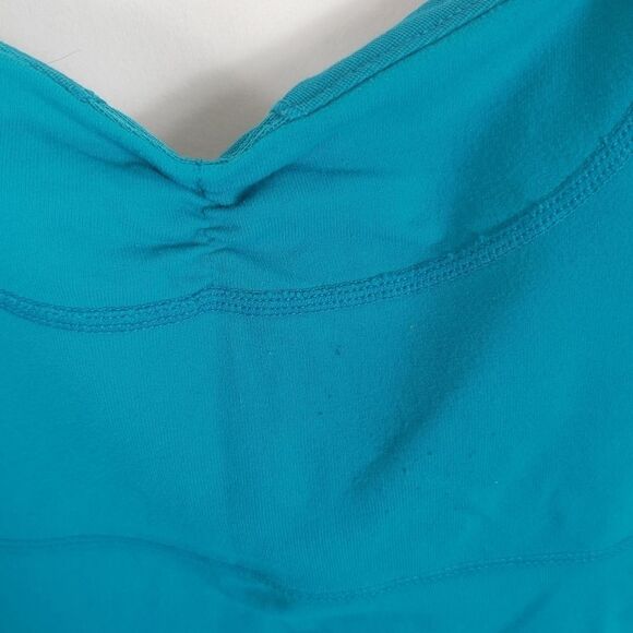 Lululemon Athletica Multi Way Tank Top Ruched Teal - Picture 6 of 8